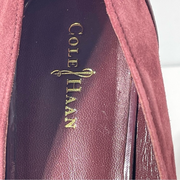 Cole Haan Patent Leather & Suede Pumps Size 9.5B - Picture 9 of 10